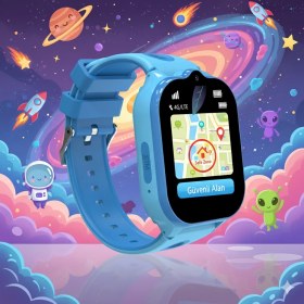 Resim You Watch KN8101 M Akıllı Çocuk Saati 4g Sim Kart Destekli Görüntülü Görüşme Özelliği 