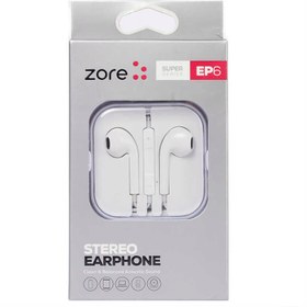Resim Zore EP6 Süper Seri 3.5mm Kulaklık - Beyaz 
