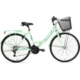 Resim Bisan Lotus Mint Yeşil 26 Jant Şehir Bisikleti – Sepetli – 21 Vites Blc 