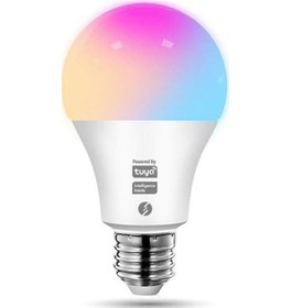 Resim S-Link Swapp Sl-Rgb9 Smart Akıllı Rgb Ampul 9W Wi-Fi Tuya Destekli E27 