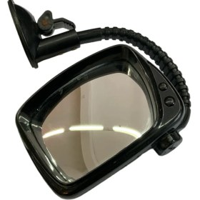 Resim Gcstore 1 Adet Siyah Kör Nokta Tv Tip Ayna Vantuzlu Sipral 19CM Ayaklı 