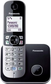 Resim Kx-tg 6811 Dect Telefon Siyah 