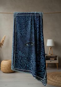 Resim Dijital Baskı Plaj Deniz Havlusu Modern Desenli Peştamal (80X160 cm) HVL0066 