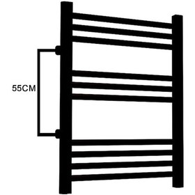 Resim Toprak Havlupan 50/70 10 Boru Siyah Yandan Girişli Havlupan Aks55 