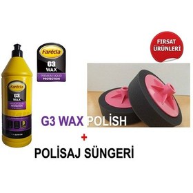 Resim Farecla G3 Wax Premium Liquid Cila 1 LİTRE + CİLA SÜNGERİ 