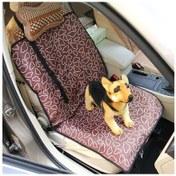Resim Kaymaz Katlanır Araba Ön Koltuk Desen Kapağı Pet Kedi Köpek Minderi Mat, Boyut: 100 X 50 X 0.1 Cm 