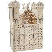 Resim Crackedice Ramazan Advent Takvimi, Ahşap Yeniden Kullanılabilir Advent Takvimi 