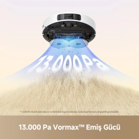 Resim Dreame L40 Robot Süpürge Beyaz, 13.000PA Emiş Gücü 