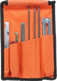 Resim Pazly K14244 Testere Bileyici Dosya Kiti - Testere Zinciri Bileyici Aleti, Turuncu 