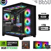 Resim Xaser Lexus X620 R5-7500F 32 GB 1 TB M.2 NVMe SSD 8 GB RTX5060 Free Dos Masaüstü Oyuncu Bilgisayarı 