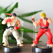 Resim Kırmızı ve Beyaz Savaş Maçı Klasik Oyun Karakterleri Figürleri, Toplanabilir Anime Kıyafet Karakter Oyuncakları, Anime Severler için İdeal Tatil Hediye Seçeneği, Ev Masaüstü Ofis Araba Süslemeleri, Anime Figürü 
