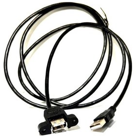 Resim Panel Tipi Dişi Erkek Vidalı 1.5 Metre Usb Kablosu Usb Panel Montaj Tip 