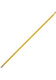 Resim Abarta 5,0mm Renkli Metal Gagalı Örgü Şiş Tunus Tığ 25cm- Sarı 1 Adet 