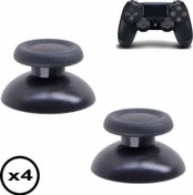 Resim 4 Adet Ps4 Analog Topuz Yedek Parça Ps V1 V2 Tüm Ps4 Kollara Uyumlu Ps4 Analog Thumb Stick POPKONSOL