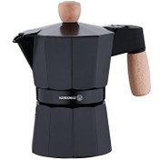 Resim Korkmaz A5572 Etna Moka Pot 3 Fincan 150 ML Siyah 