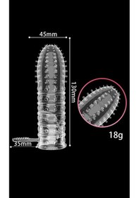 Resim Traje Den Jel Dokulu Tırtıklı Yumuşak Şeffaf Yeniden Kullanılabilir Prezervatif 