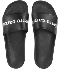 Resim Pierre Cardin Plaj Havuz Deniz Siyah Erkek Terlik 