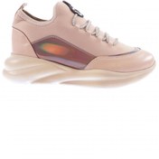 Resim Dgn 315-23Y Kadın Kalin Taban Strech Detayli Silver Taş Bağcikli Sneakers Ayakkabi 