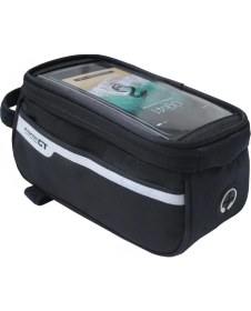 Resim Xbyc 825 Bisiklet Kadro Üstü Çanta Siyah Gri 