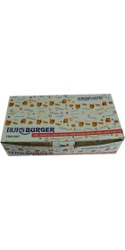 Resim Bursburger Pide Lahmacun Burger Kokoreç Döner Ekmek Hışır Poşeti 13X26 1000 Adet 
