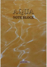 Resim Özgün Aqua 16.5 x 24 Karton Kapak Bloknot 50 Yp. Çizgili - 4 Adet 