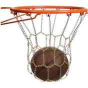 Resim Springsun Dayanıklı Galvanizli Demir Basketbol Filesi - Açık Sahalar İçin Mükemmel Seçim 