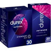 Resim Durex Intense Jelli ve Tırtıklı Prezervatif 30'lu + Durex Intense Jel 10 ml 