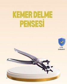 Resim Depomıx Profesyonel Deri Delme Pensesi Döner Başlıklı Kemer Delici 6 Fonksiyonlu Çok 