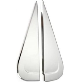 Resim Dacia Duster Uyumlu Arka Cam Kelebek Yeri 2 Parça 2010-2017 Paslanmaz Krom 