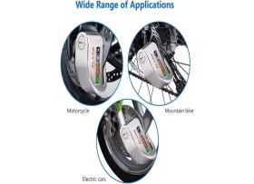 Resim Deanb ISO9001 Kalite 6mm Çelik Pim Motosiklet Bisiklet Scooter Alarmı Disk Fren Kilit Alarmlı Motor Kilidi 