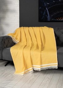 Resim Alinda Pamuklu Kaymaz Terletmez Koltuk Örtüsü 170x230 - Hardal Hardal 