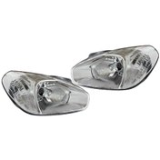 Resim Far Takım Sağ + Sol Hyundaı Accent Era 2006-2011 Beyaz Sinyalli Motorlu 