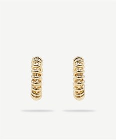 Resim Yargıcı Dokulu Gold Küpe 26ykbj8012x 630 Renkli 