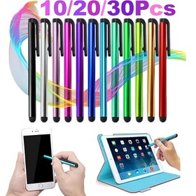 Resim Yeni Metal Evrensel Dokunmatik Ekran Kalemi Yazma Kalemi Kapasitif Ekran Evrensel for ipad, for iPhone, Android, for Galaxy, Chrome Book, Tablet, Tüm Renkler Tüm Dokunmatik Cihazlar İçin 