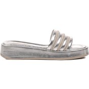 Resim Gümüş Rugan Kadın Terlik 0902 Z Gümüş Rugan Gümüş 