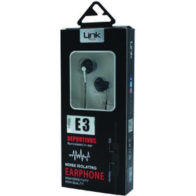 Resim LINKTECH DEPORTIVOS E3 NOISE ISOLATING KULAK İÇİ KULAKLIK BEYAZ 
