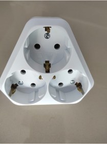 Resim MAKEL Üçlü Golyat Priz 