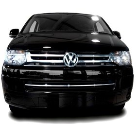 Resim S-Dizayn Volkswagen T5 Caravelle Krom Ön Panjur 4 Prç 2010 Üzeri 