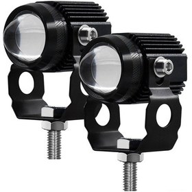 Resim Springsun "g0027 Çift Renkli Motosiklet Led Farı - 6000lm Parlaklık, Ip67 Su Geçirmez, 60w" 