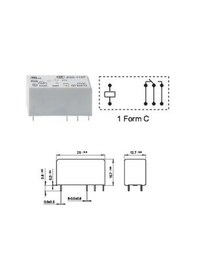 Resim Hongfa Hf115f 012-1zs3b 335 12v 16a 1c 8 Pin Minyatür Pcb Güç Rölesi - 5 Adet 