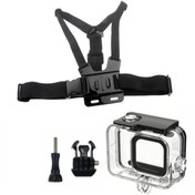 Resim Gplus Gopro Hero 13 Hero 12 Hero 11 10 Uyumlu Su Geçirmez Housing Muhafaza Göğüs Kemeri 4 Parça Set Go209 