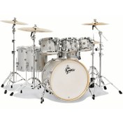 Resim Gretsch CM1-E826P-SS Catalina Maple 7 Parça Rock Shell Pack Akustik Davul (Silver Sparkle) 