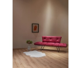 Resim Yatak Olabilen Mekanizmalı Ikili Kanepe Kolları Açılan Yataklı Koltuk 