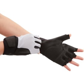 Resim Decathlon Domyos Fitness Eldiveni - Gri Siyah - 500 