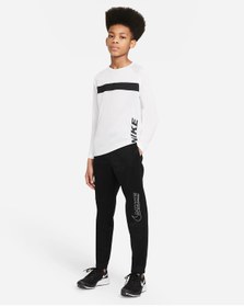 Resim Nike Therma-fıt Bileğe Doğru Daralan Grafikli Çocuk Antrenman Eşofman Altı Dd8535-010 