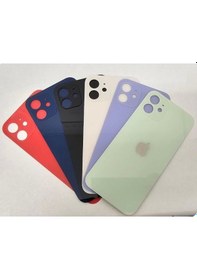 Resim Apple Uyumlu iPhone 12 Arka Kapak Pil Kapağı Mavi 