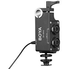 Resim Boya BY-MA2 Çift Kanallı XLR Mikrofon Ses Mikseri 