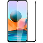 Resim Microcase Xiaomi Redmi Note 10 Pro Tam Kaplayan Çerçeveli Tempered Ekran Koruyucu - Siyah 