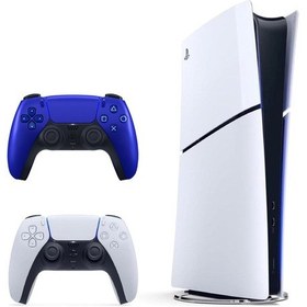 Resim Sony Playstation 5 Slim Digital 825 GB + 2. Kobalt Mavi Dualsense (İthalatçı Garantili) 