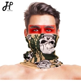 Resim Chaoduo Shop No.50 Stili Tek Boyut Military Hiking Scarves Men Polyester Breathable Collar Windproof Anti Uv Neck Cover Face Mask Fishing Hunting Cycling Bandana (Yurt Dışından) 